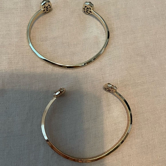 Kendra Scott Elton Rose Gold Cuff in Rose Gold Drusy - Picture 12 of 12